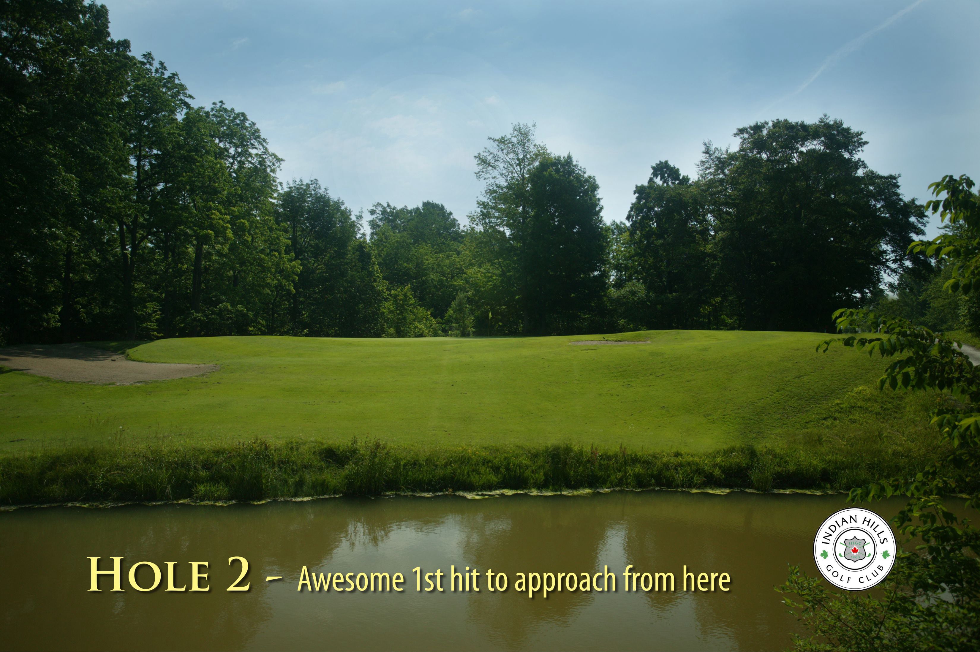 Hole 2 Good hit to here. On in 2?